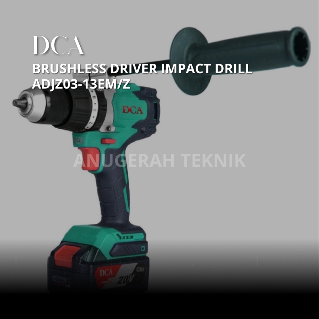 DCA - BRUSHLESS DRIVER IMPACT DRILL / MESIN BOR ADJZ03-13EM/Z