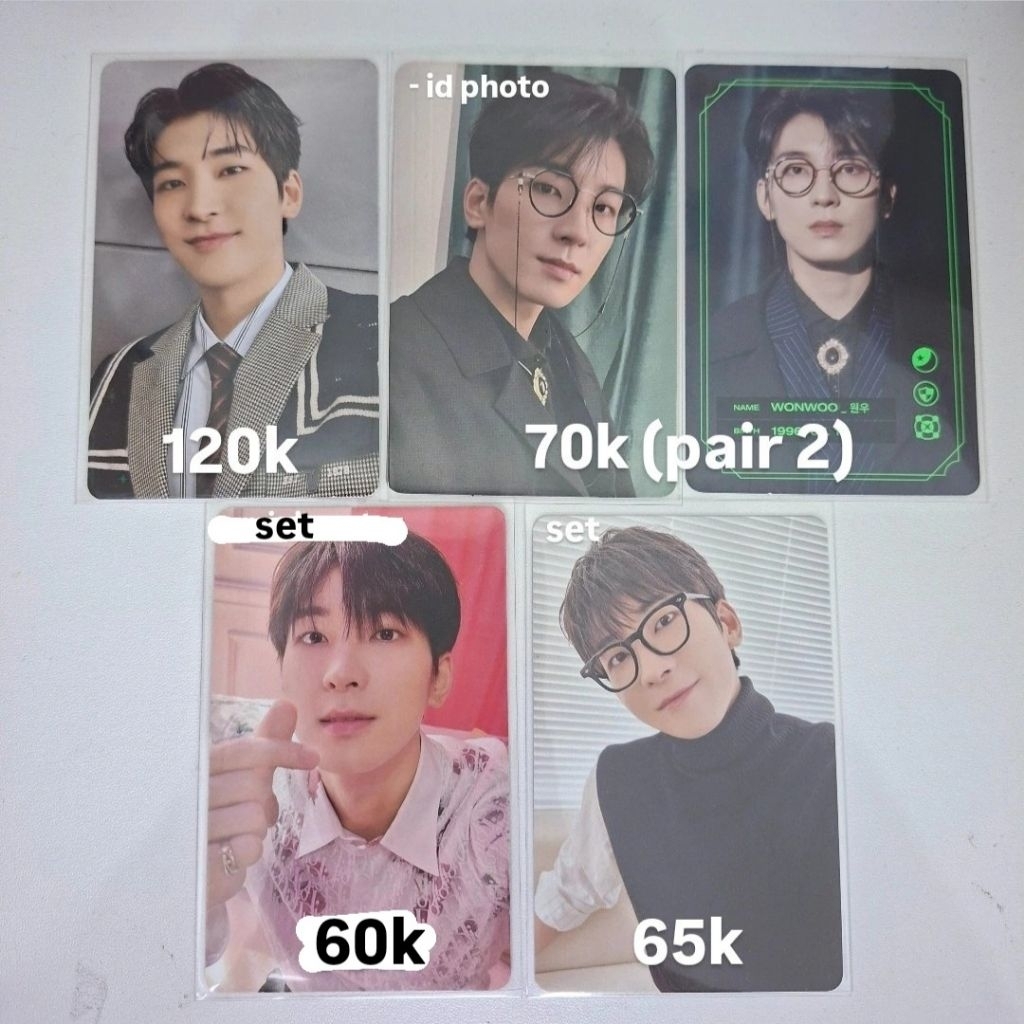 SEVENTEEN Wonwoo Potter Game Boi Photocard