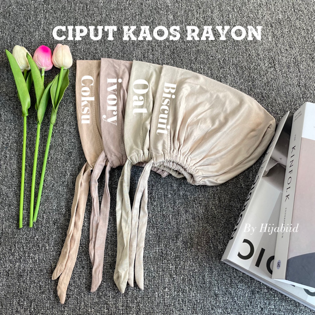 Ciput Tali Kaos Rayon Adem inner Turki Basic Premium Terlaris by Hijabiid