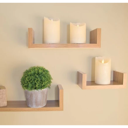 Rack Rak Vas Bunga Album Foto  Dekorasi Ruang Rumah Rak Ambalan Dinding Model U Rak Estetik