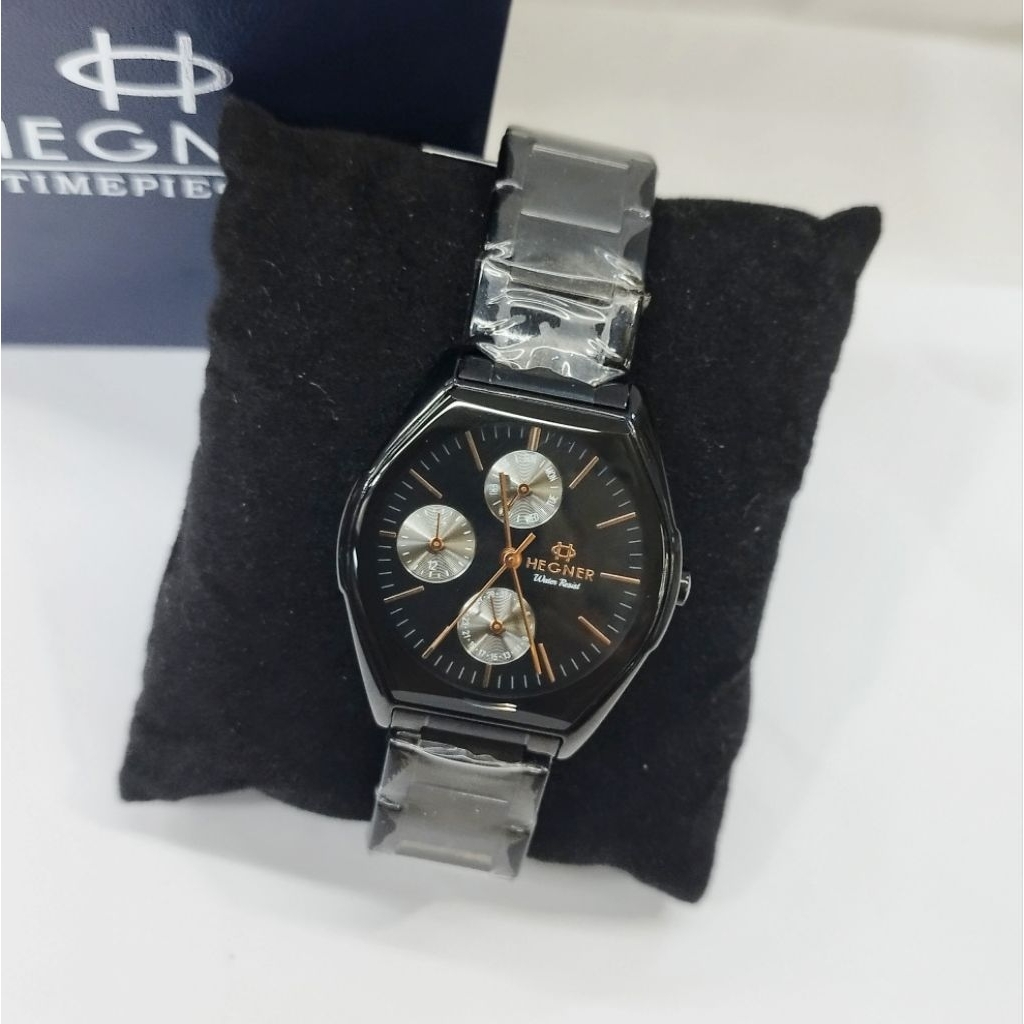 Hegner 407 408 jam tangan wanita stainless steel water resist original watches