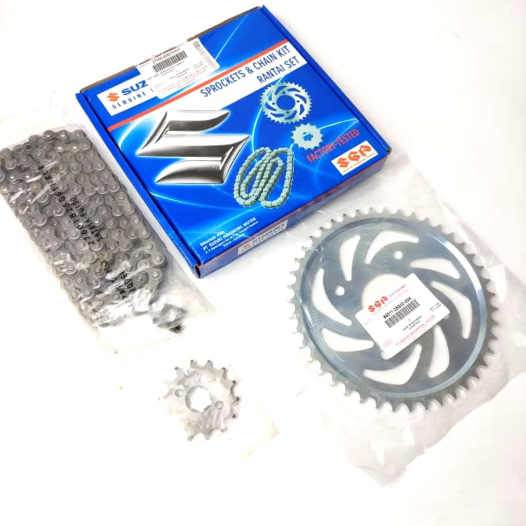 GEAR SET GIR PAKET SATRIA FU NEW FACELIFT 2014 2015 ORIGINAL ASLI SUZUKI 25G70