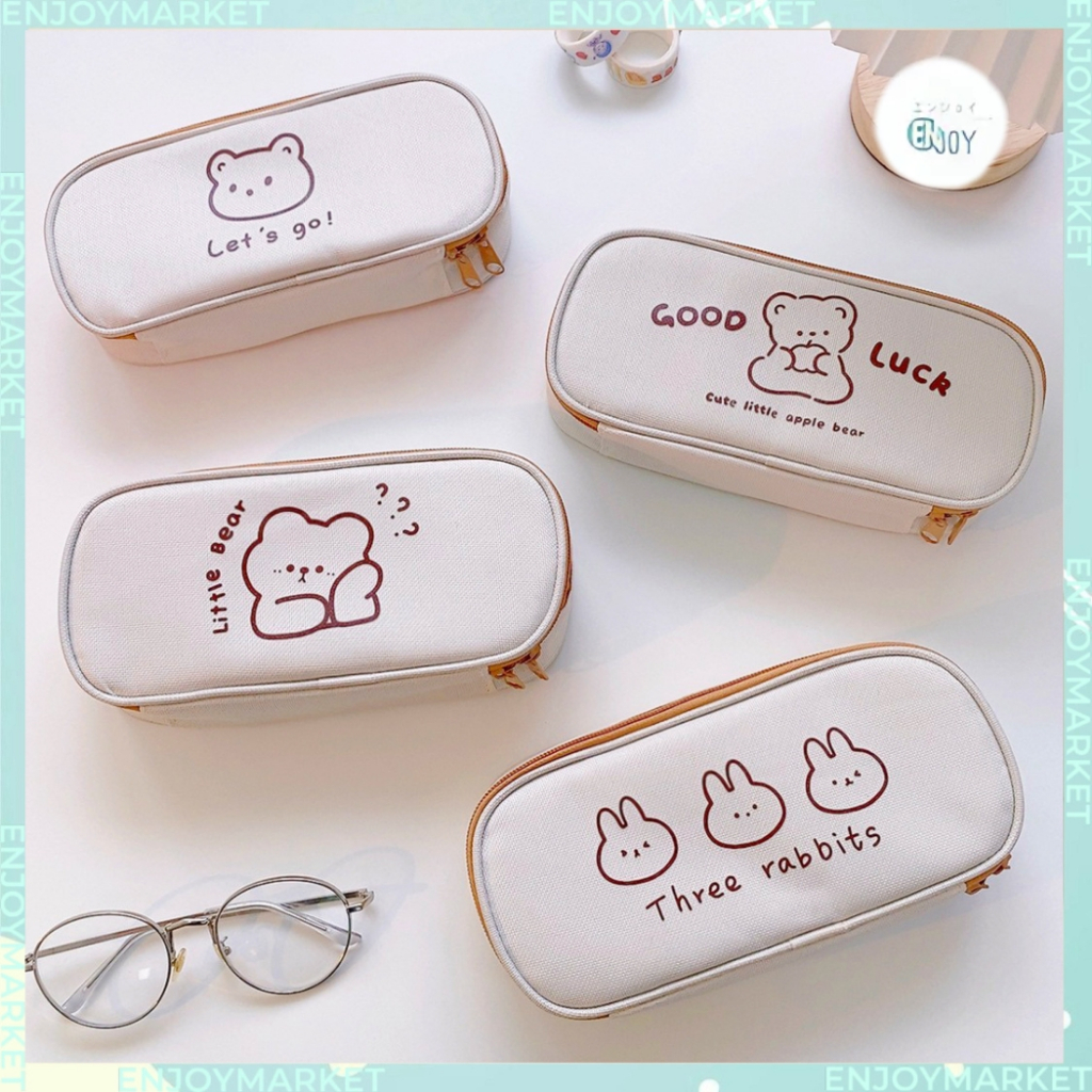 

Tempat Pensil Varian Coklat Soft Kotak Pensil Aesthetic Varian Bear KP11