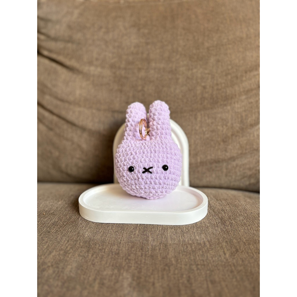Miffy Crochet Bagcharm | Miffy Crochet Keychain | Miffy Amigurumi | Gantungan Tas Miffy
