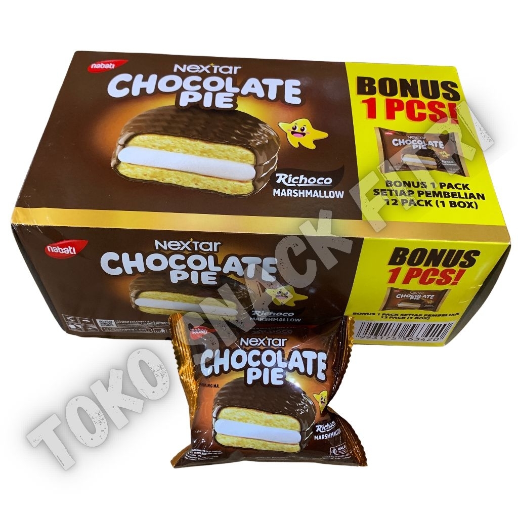 

NEXTAR CHOCOLATE PIE BOX @12pcs
