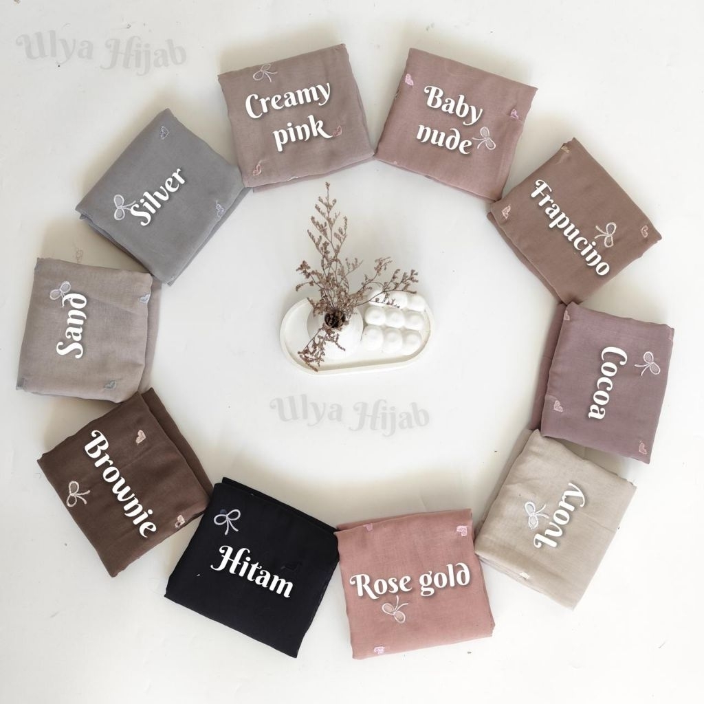 JILBAB SEGIEMPAT PARIS BORDIR LOVANYA