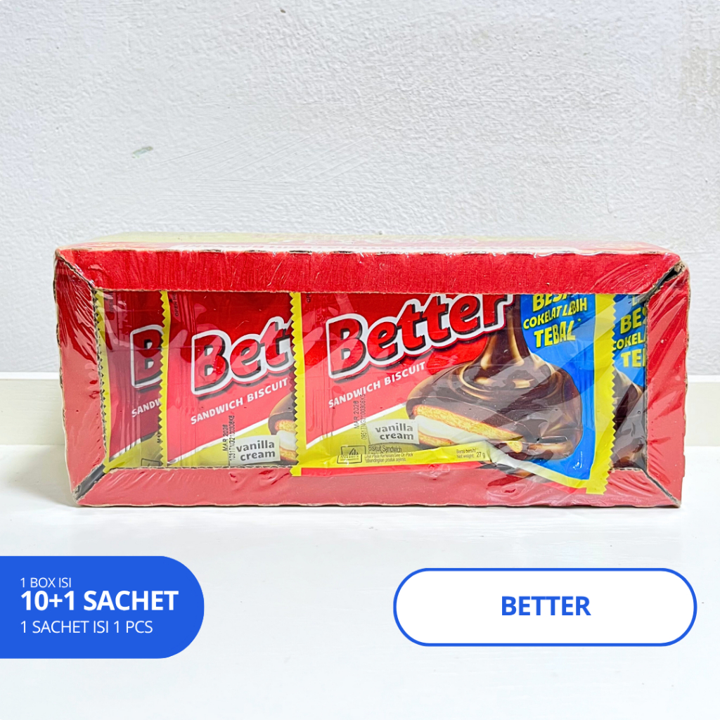 

Better Coklat Box Isi 10+1 Sachet