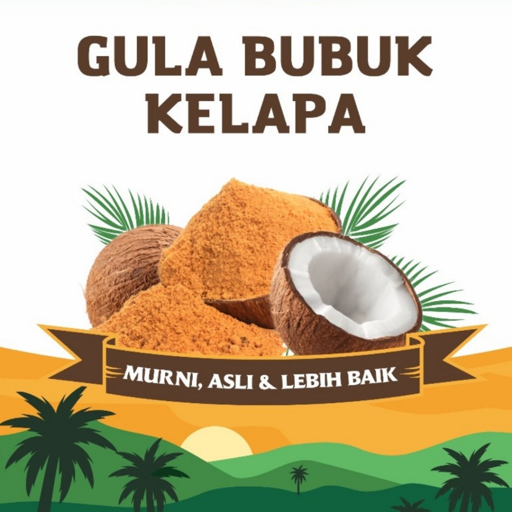 

GULA BUBUK KELAPA ORIGINAL, GULA BUBUK KELAPA ASLI 100%, GULA SEMUT GULA BUBUK KELAPA ASLI 100%