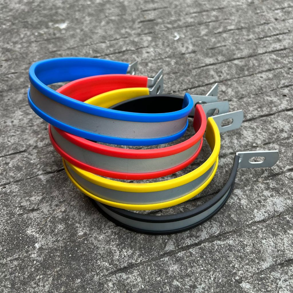 KLEMAN KNALPOT BRACKET KNALPOT GANTUNGAN PENAHAN KNALPOT UKURAN /3INCH /3,5INCH /4INCH PLUS KARET GA