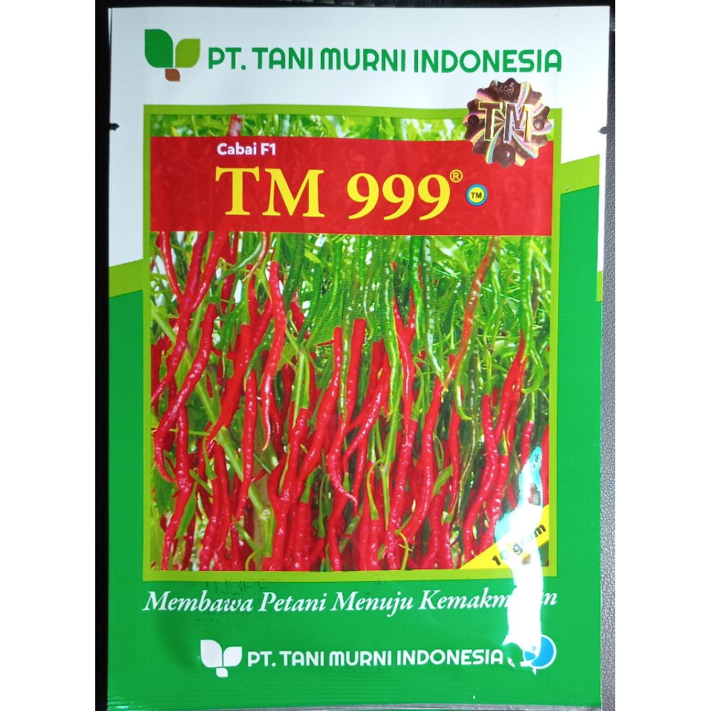 Bibit Cabai kriting TM 999 10 Gram Tani Murni