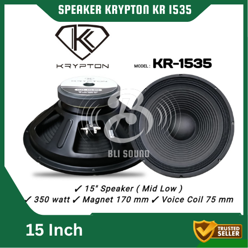 SPEAKER KRYPTON KR 1535 15 INCH 15IN 15" KOMPONEN SPEAKER MID LOW 350W