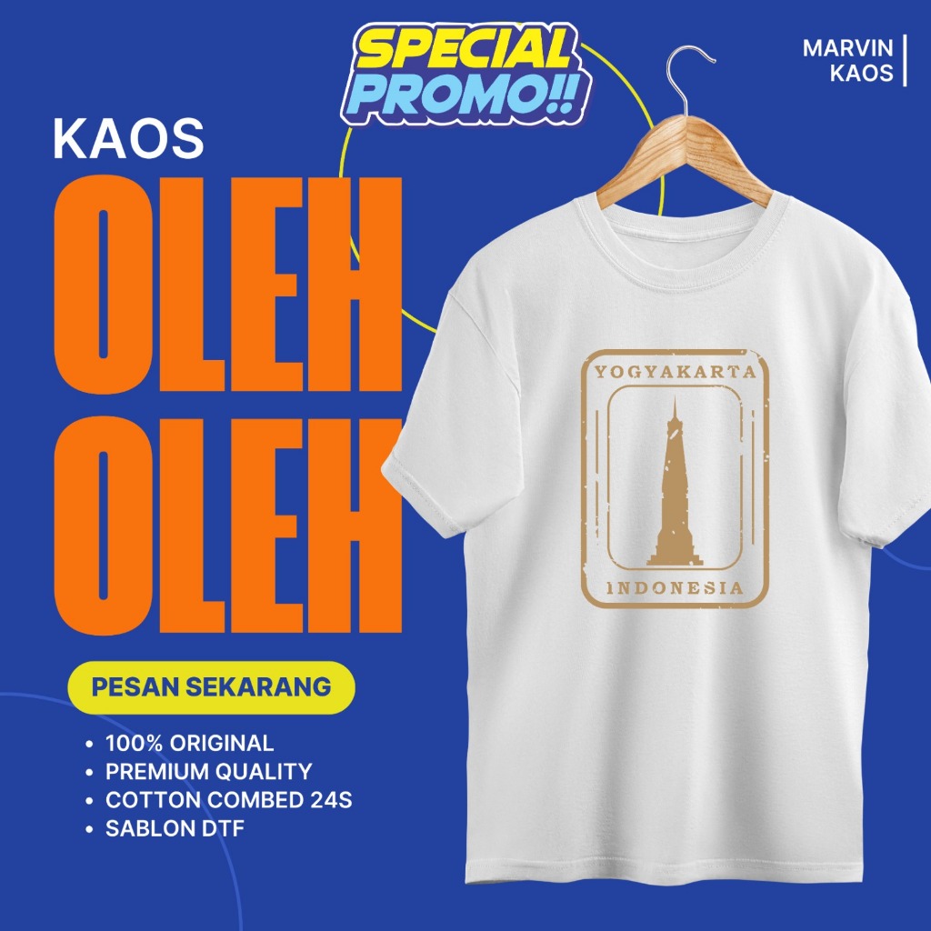 BAJU KAOS OLEH OLEH SOUVENIR JOGJA