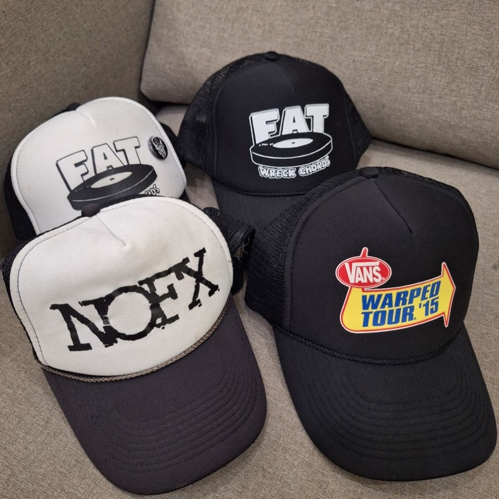 topi trucker vans original