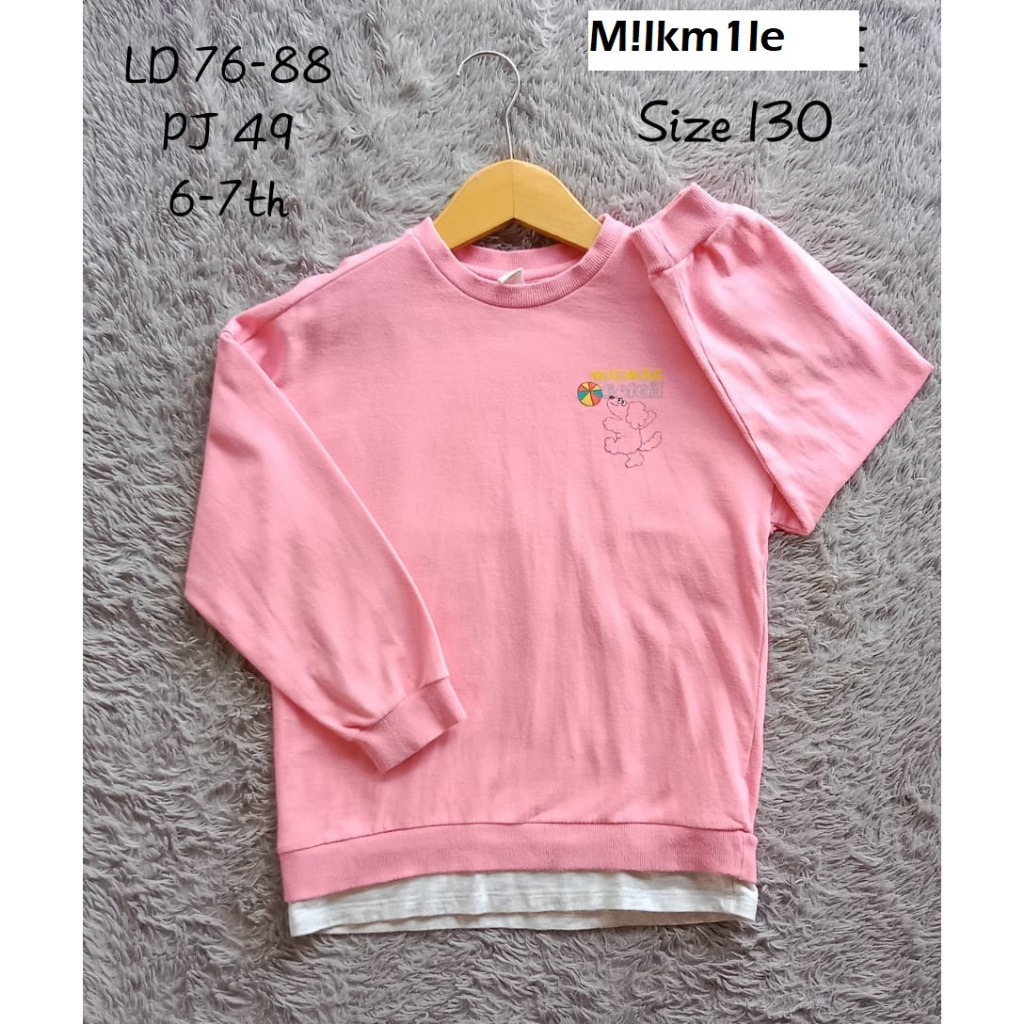 Sweater CN anak perempuan 6-7th -MILKMILE-
