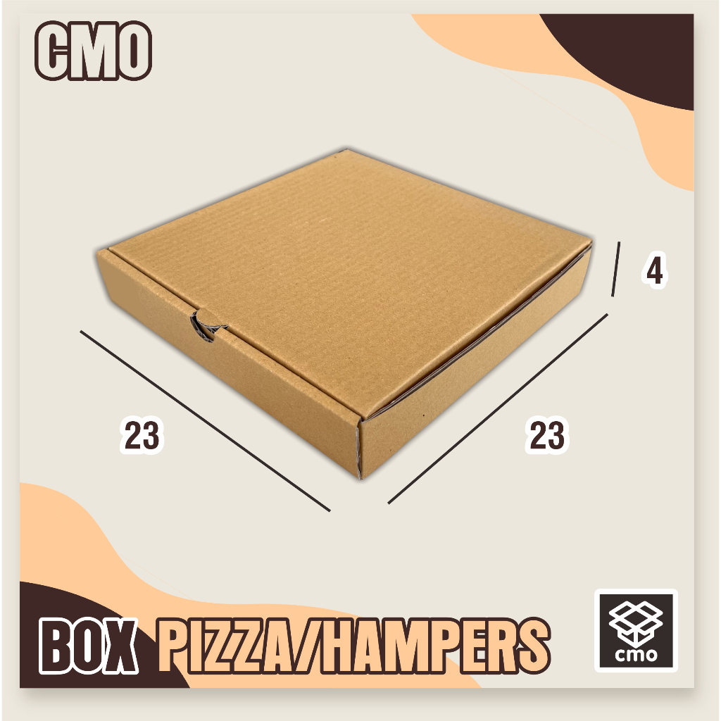 

Box Pizza/hampers 23x23x4 CM HAMPERS/KADO/PIZZA/GIFT/POLOS/BOXHAMPERS/BOXSEMBAKO