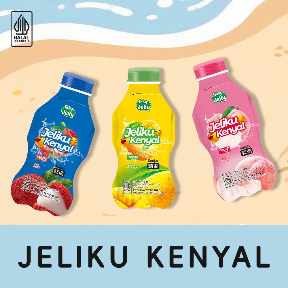 

Classica2106 [Pack Isi 20] Jelly Assorted Aneka Rasa Buah 20 Pcs Stroberi Peach Leci Mangga Mix Rasa