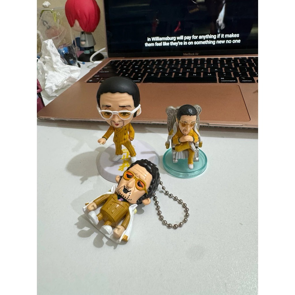 One Piece Kizaru Borsalino Original Japan Figure Keychain Ganci Strap