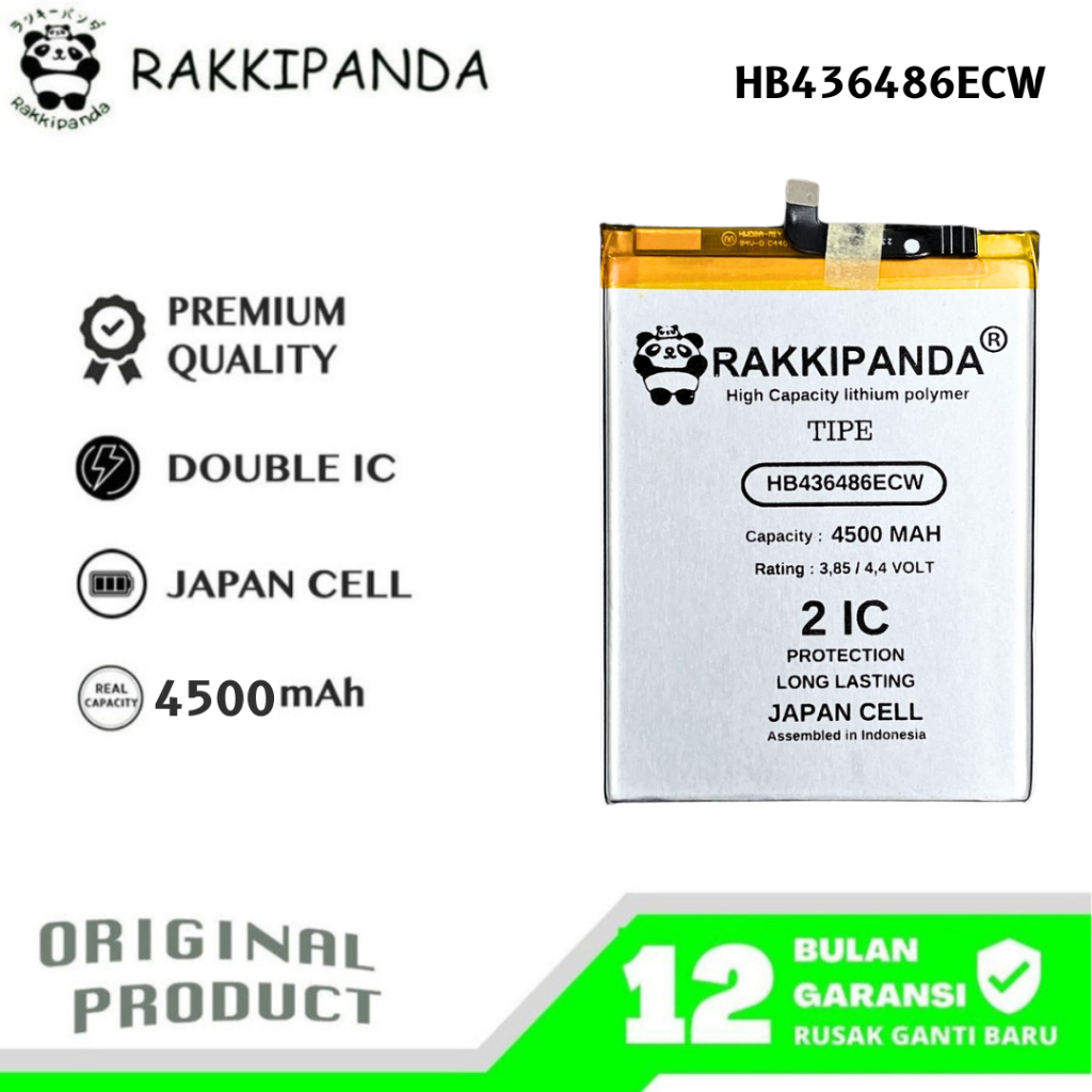 RakkiPanda - HB436486ECW P20 Pro/V20 Pro/Mate 10/Mate 10 Pro/Mate 20 Pro Batre Batrai Baterai