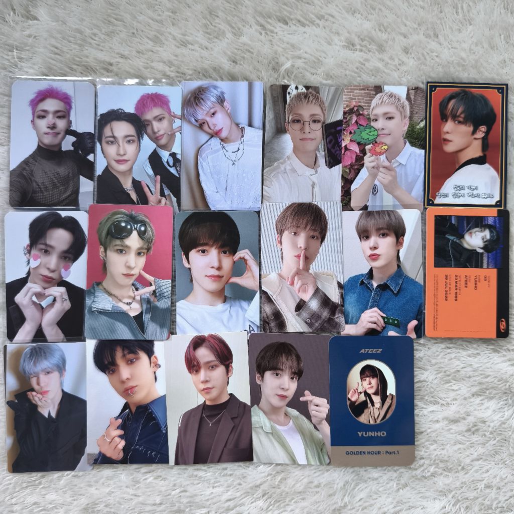 Photocard Pc Ateez Yunho Mingi Official
