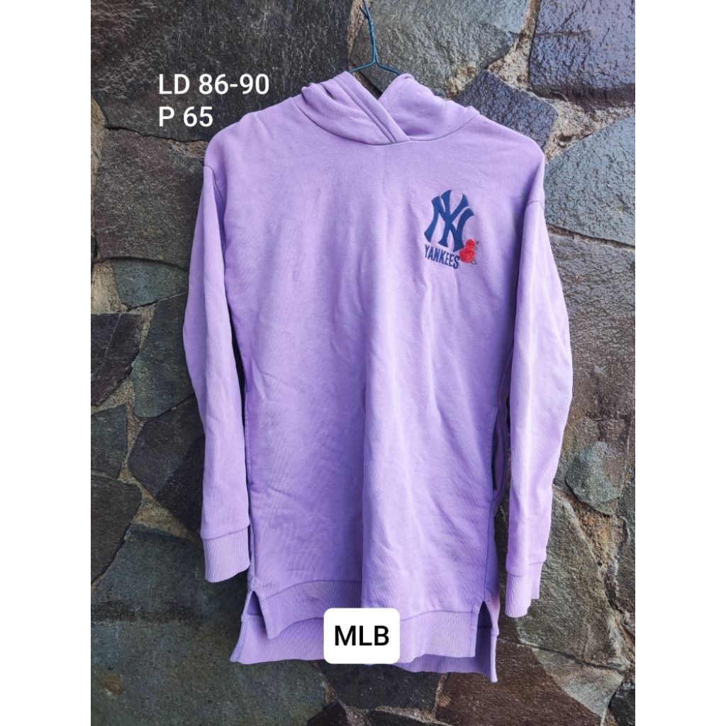 Second Hoodie MLB Original Logo NY Yankees bordir