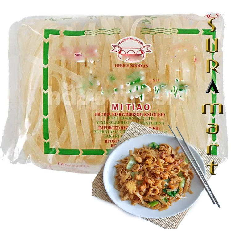 

(220 gr) MITIAO Kwetiauw Kering Mie Udon Mie Kering Food Noodles