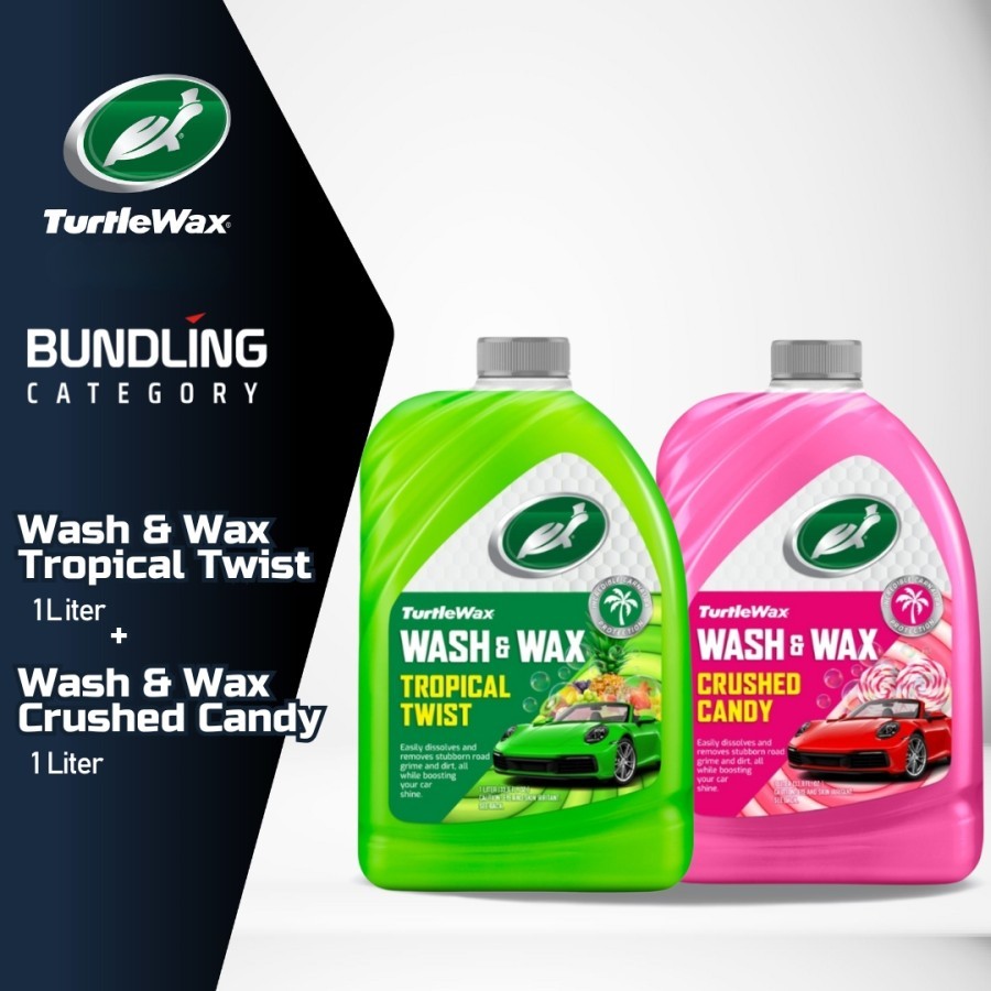 Sabun Cuci mobil / motor Turtle Wax wash & Wax