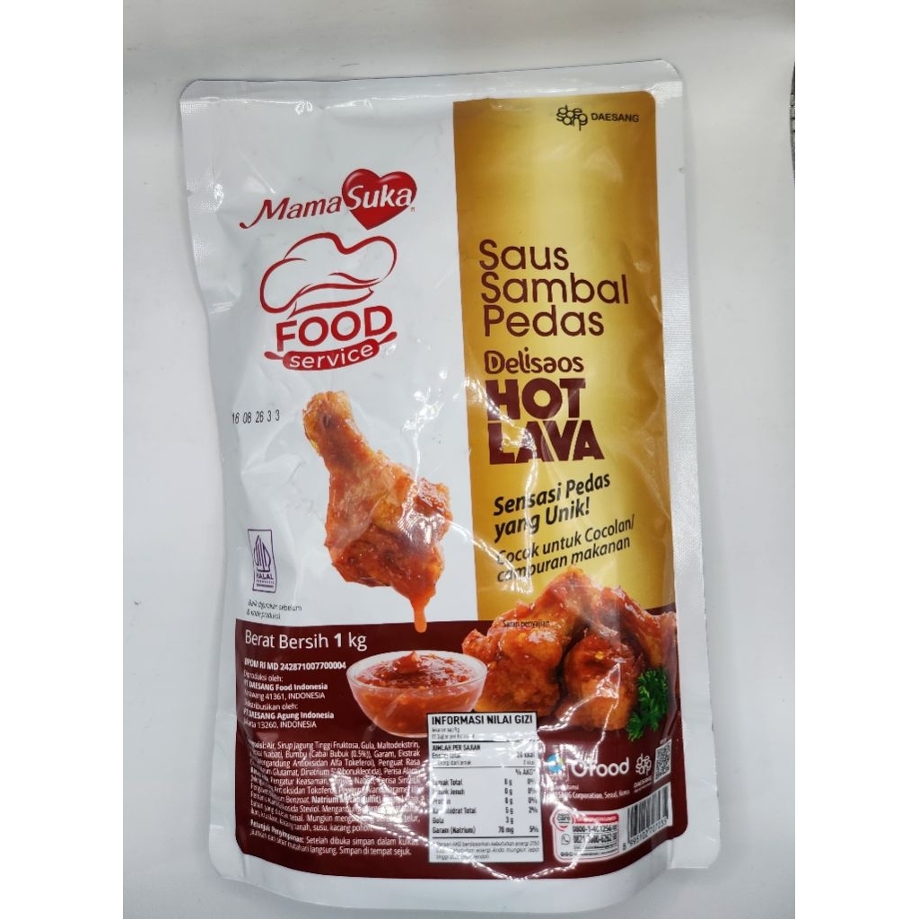 

Mamasuka Delisaos Hot Lava 1kg