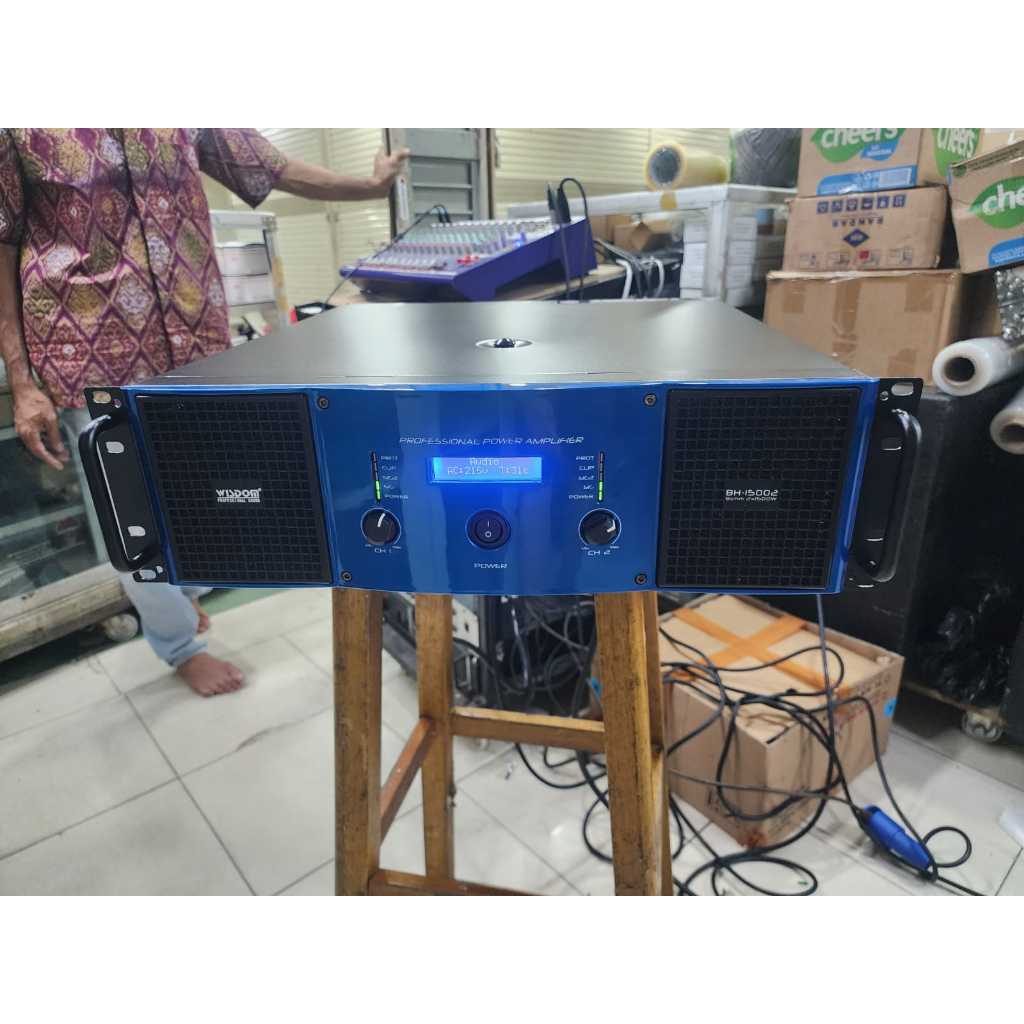 Wisdom BH15002 / BH 15002 – Power Amplifier – Original Garansi Resmi