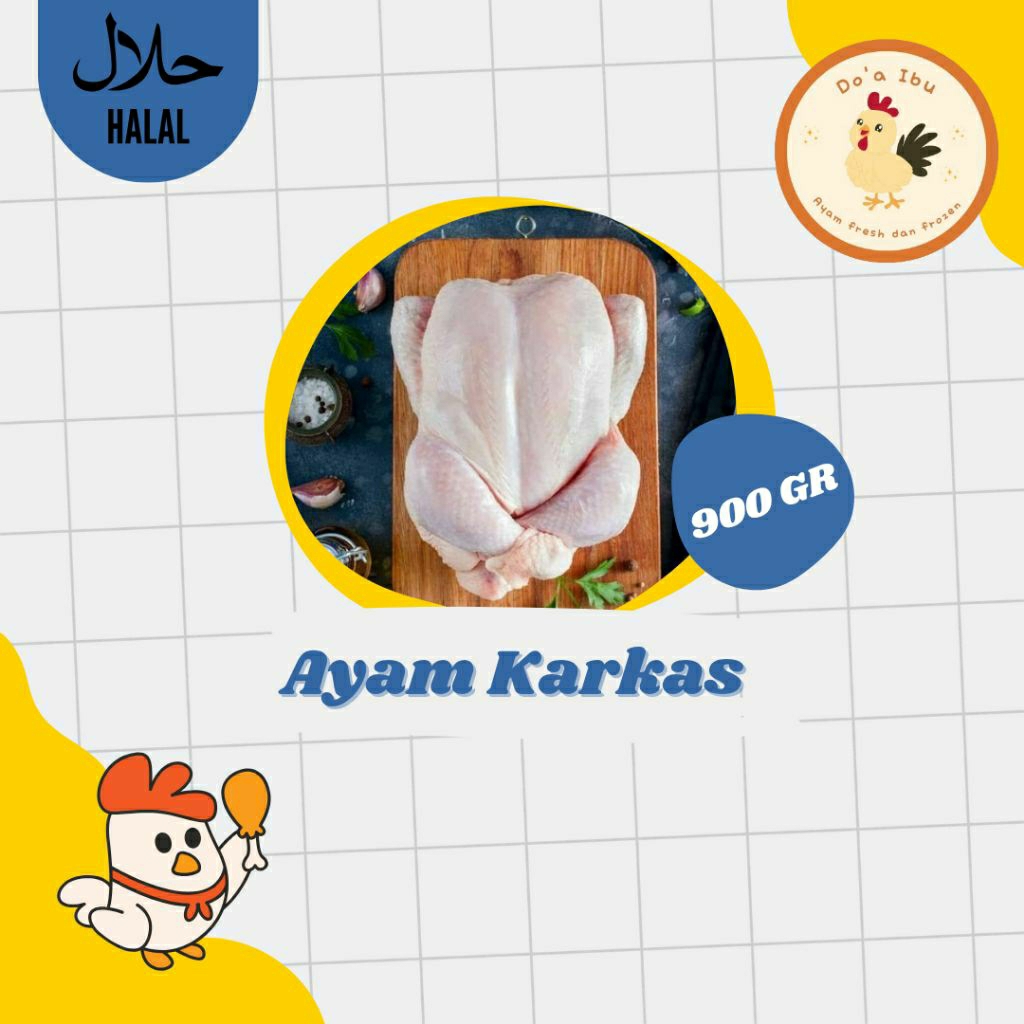 

AYAM KARKAS 900 GR - DOA IBU