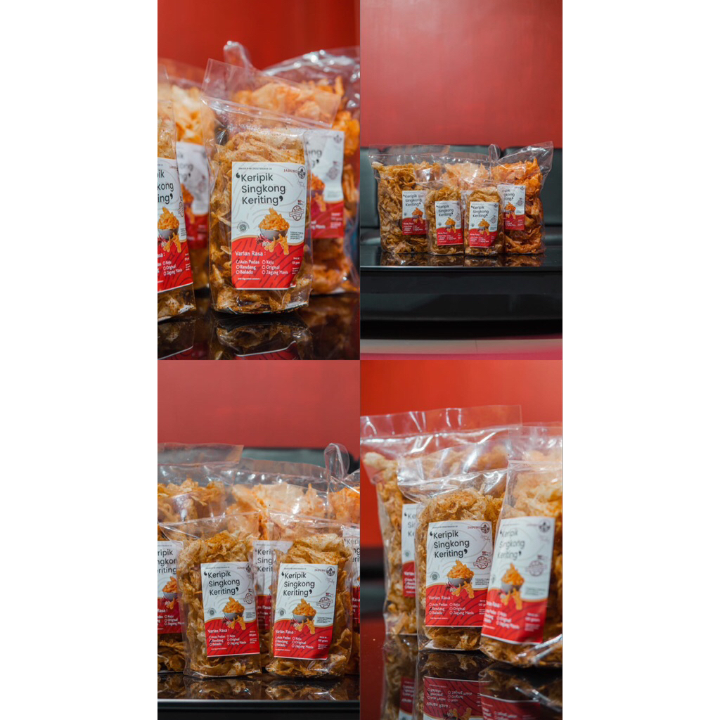 

Keripik Singkong Keriting Kriuk Mernah
