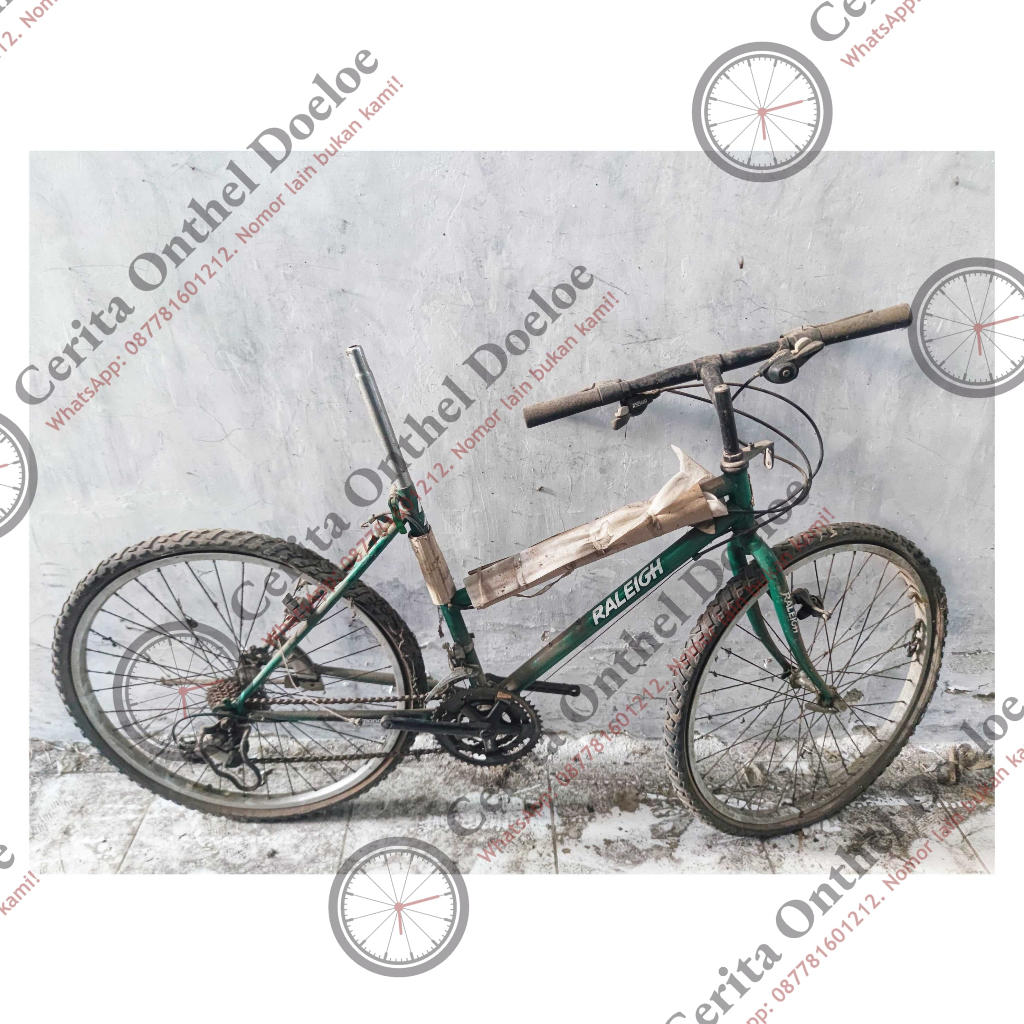 RALEIGH TAHUN 1995 SEPEDA GUNUNG MTB WOMAN JADUL KUNO KOLEKSI ANTIK DIJAMIN ORIGINAL