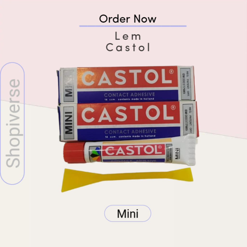 Lem Castol Mini / Lem Perekat Castol