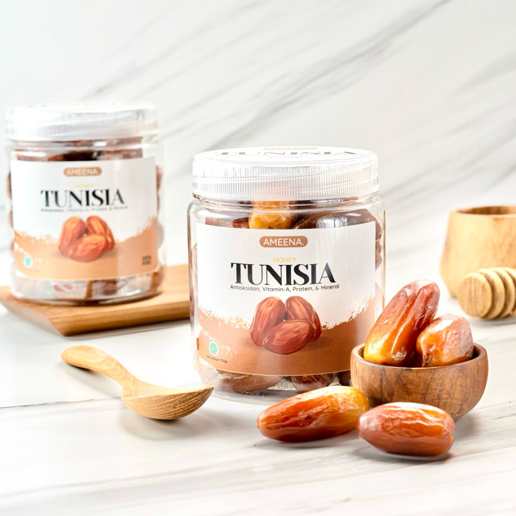 

[ TOPLES ] Kurma Tunisia Madu 350GR Deglet Noor Honey Premium Original High Quality