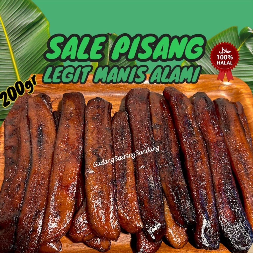 

SALE PISANG BASAH/ Pisang Sale Manis Alami Kemasan Vacum