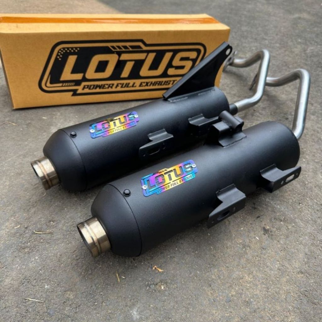 HOT PRODUCT KNALPOT STANDAR RACING LOTUS TERMURAH ORIGINAL KNALPOT TSUKIGI STANDAR RACING MATIC