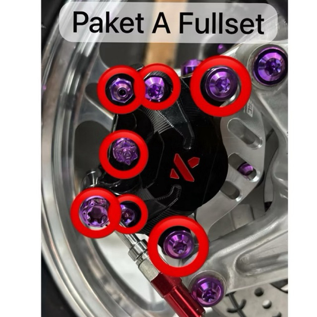 Baut Kaliper KTC 2P TITANIUM GR5