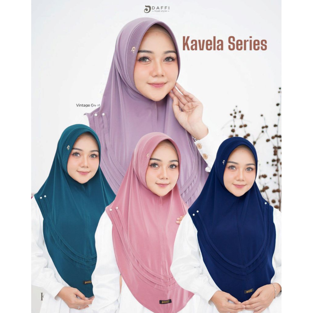 KAVELA DAFFI HIJAB INSTAN TERBARU JILBAB INSTAN DAFFI