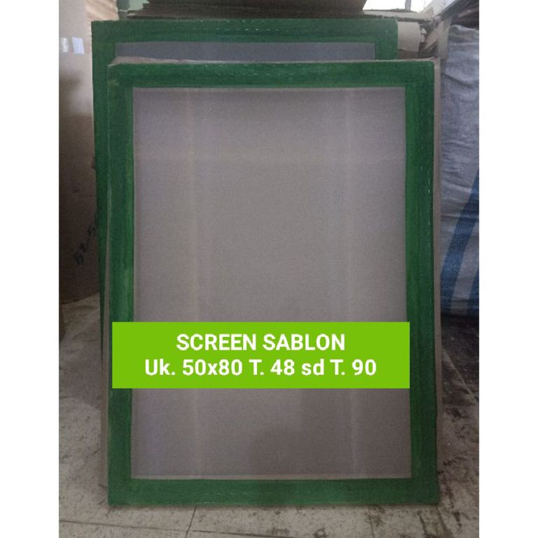 

SCREEN SABLON 5x8 T48T5455 T 61 T77 T9 PUTIH Profil Kayu 3x4 KODE H6Z3