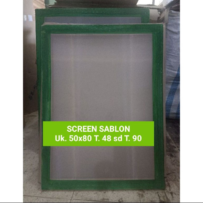 

KODE B14D SCREEN SABLON 5x8 T48T5455 T 61 T77 T9 PUTIH Profil Kayu 3x4