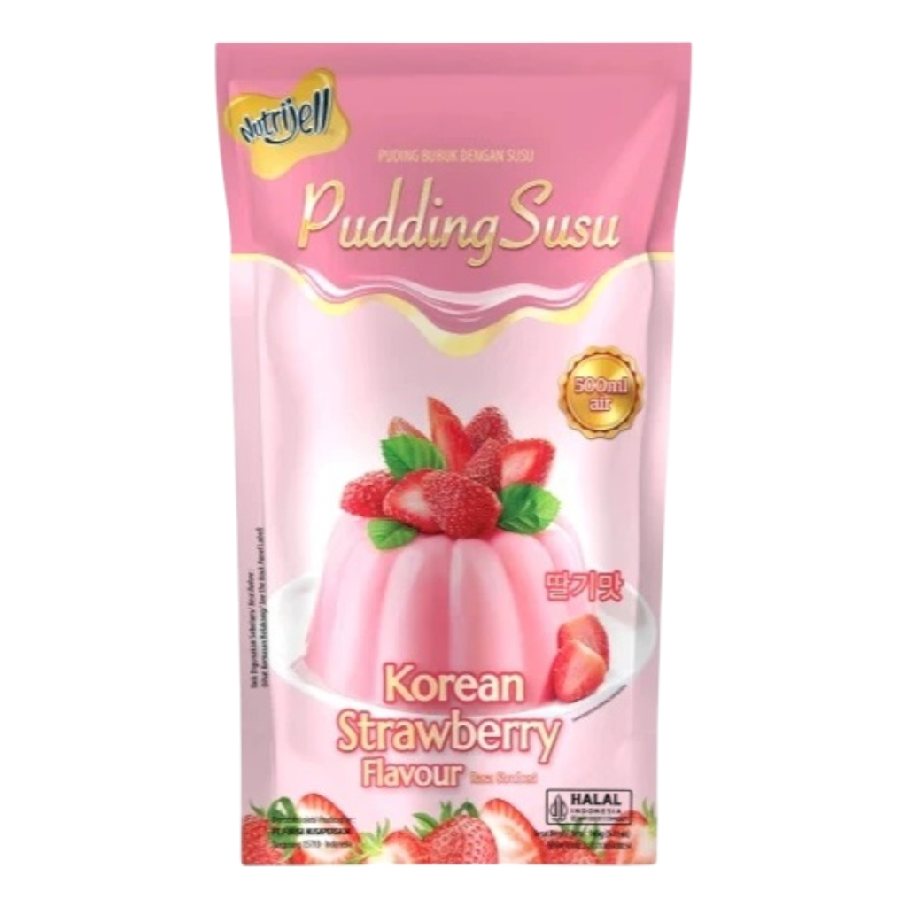 

Pudding Korean Strawberry Nutrijell Stroberi