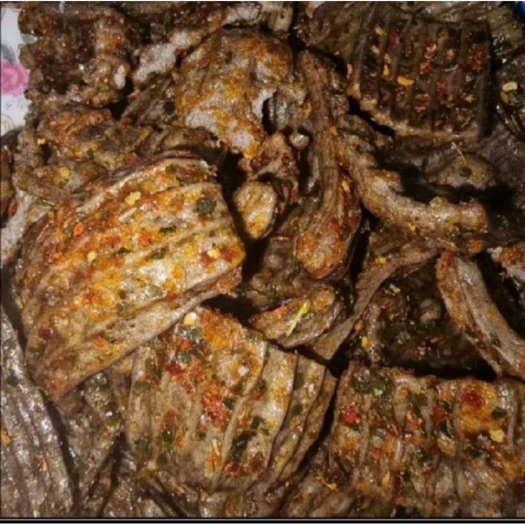 

Krupuk jengkol pedas daun jeruk 1kg