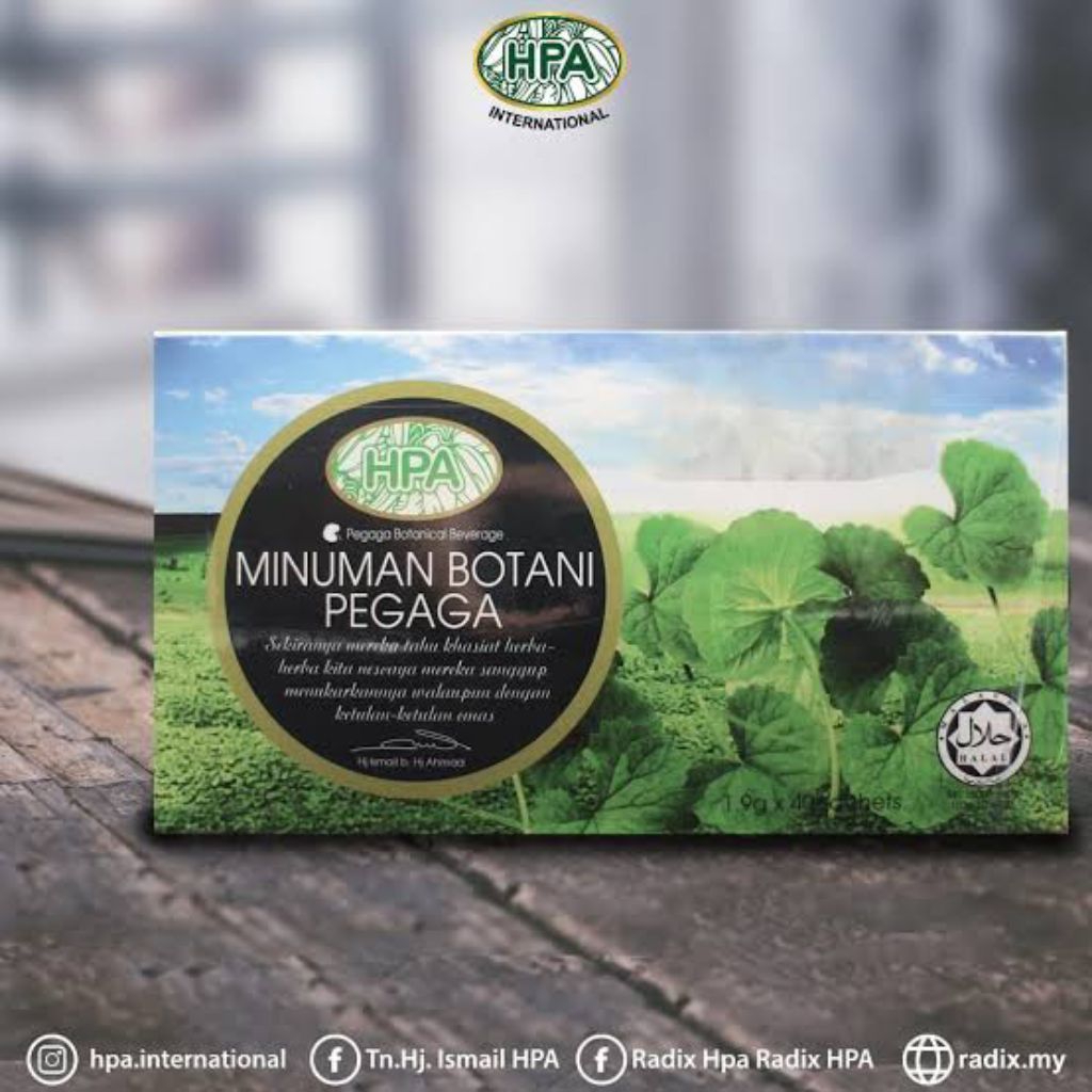 

Teh Pegaga minuman botani HPA