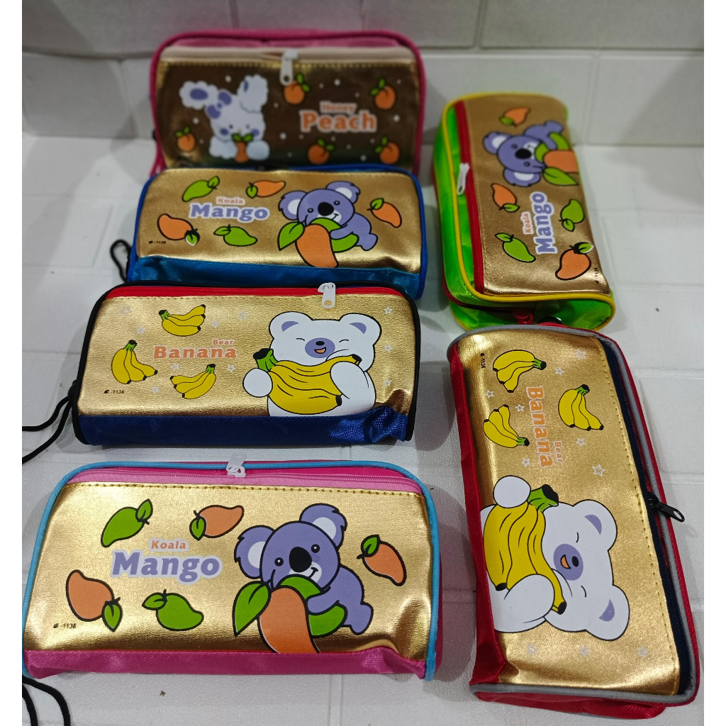 

Tepak / Tempat Pensil Resleting SHINTOENG KOALA MANGGO E-1136