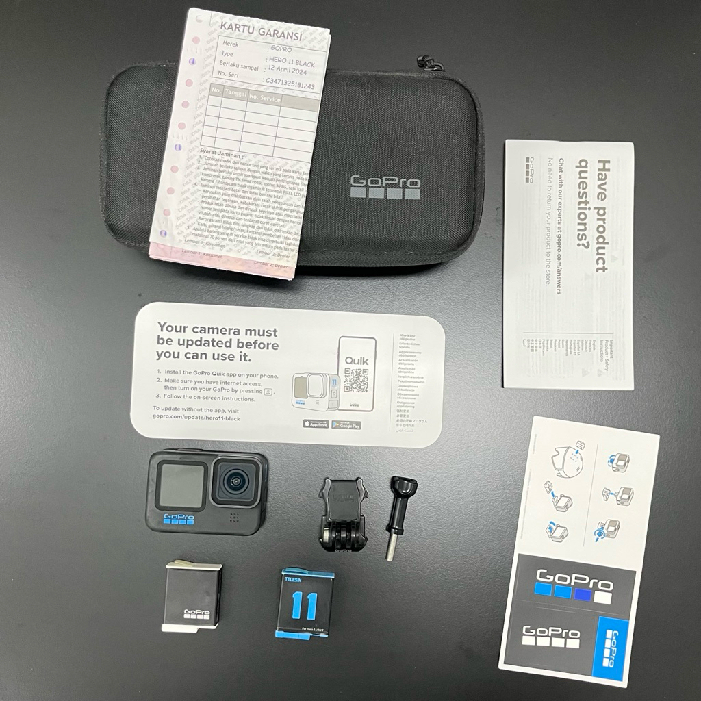 Gopro hero 11 black bekas pribadi bukan gopro 12 13