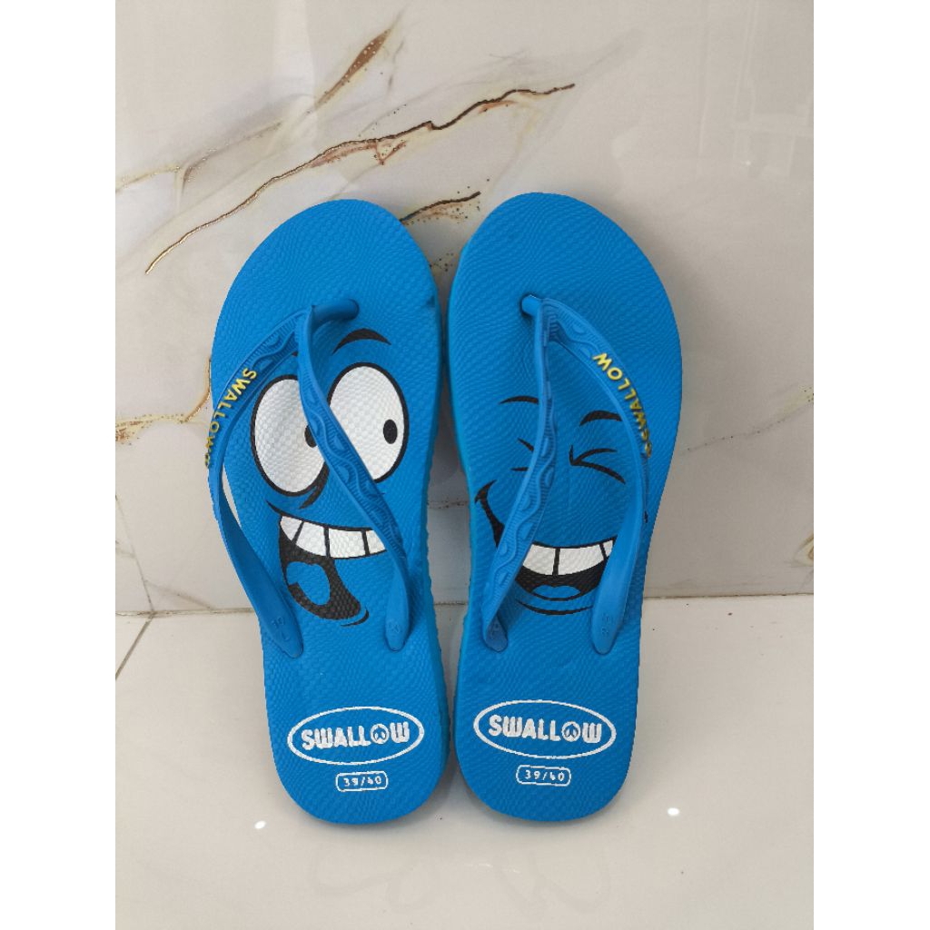 swallow nice emoji asli sendal jepit karet