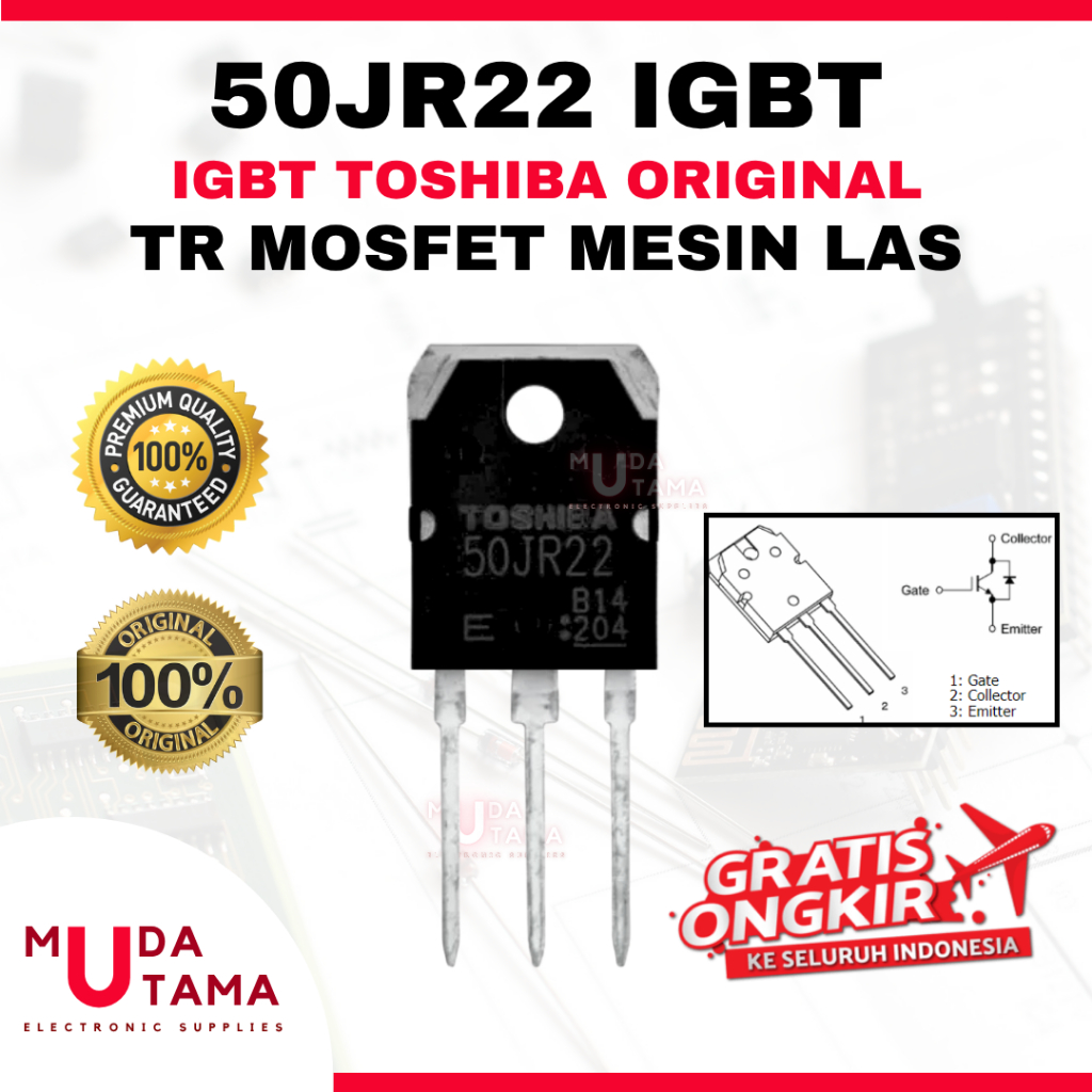 IGBT Mosfet 50JR22 Mesin Las IGBT - TR 50JR22 - TR Las IGBT 50JR22 Mesin Las - Mosfet Trafo Las 50JR