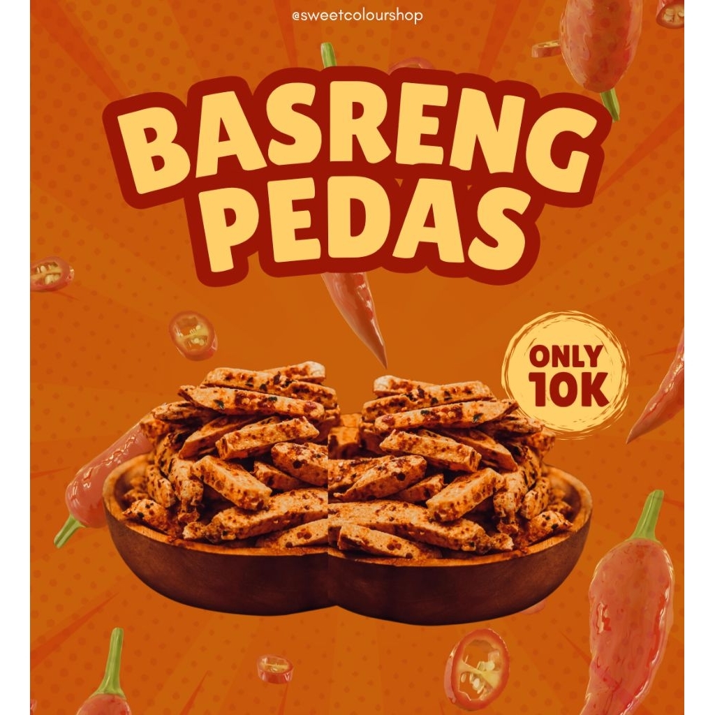 

Basreng Pedas Viral 250g