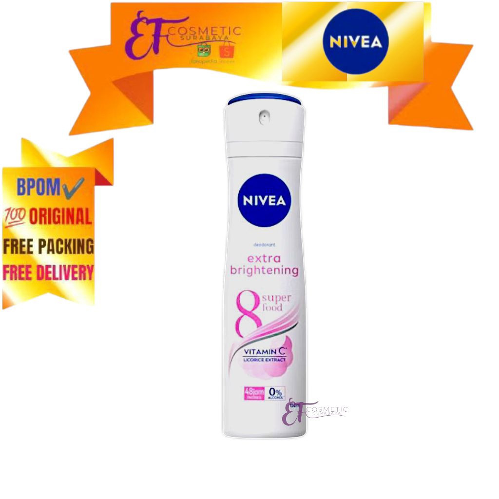 NIVEA Extra Whitening Deodorant Spray 150ml