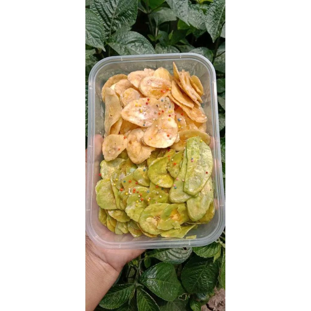 

kripik pisang coklat lumer