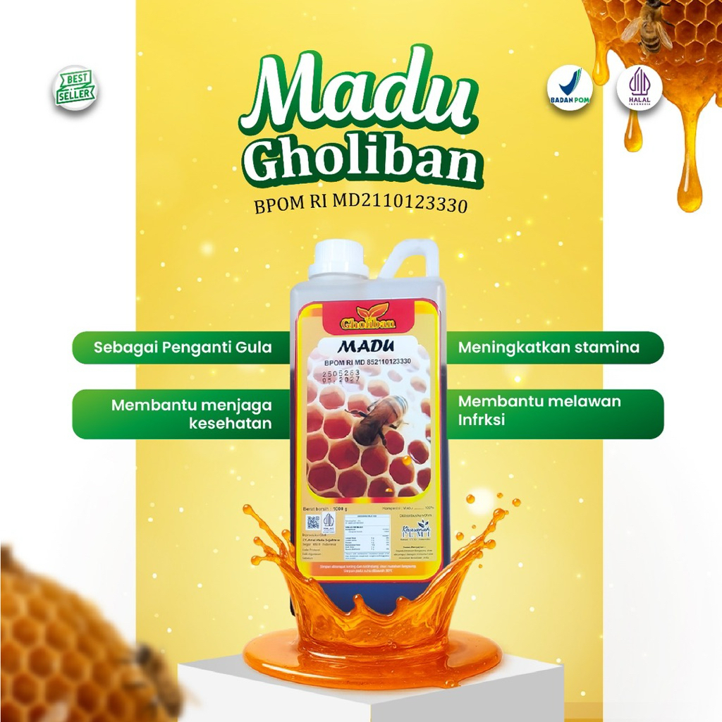 

Madu Gholiban BPOM Original Product (New Label)